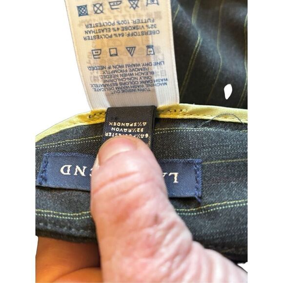 Lands end  pin stripped dress pants - Picture 5 of 9